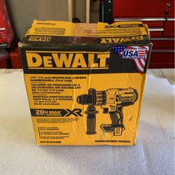 DEWALT 20-Volt MAX XR Cordless Brushless 3-Speed 1/2 in. Hammer Drill (Tool-Only)