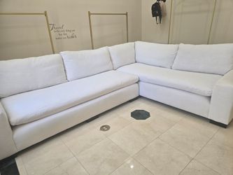 White cloud couch.
