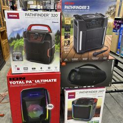 Portable Bluetooth Speakers and power speakers, bocinas portatil de batería Price in description