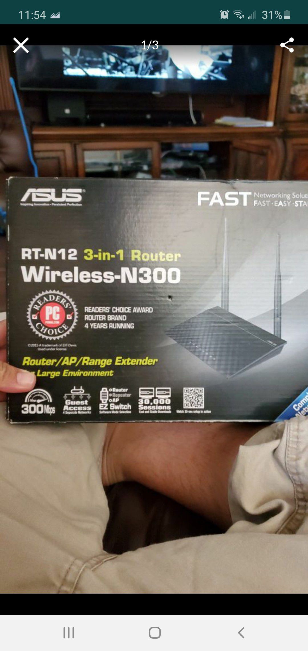 Asus rt-n12 3 in 1 router