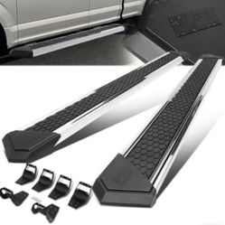 8” Extended Cab Chrome Running Boards for 15-22 Ford F-150 / 17-22 F-250/F-350