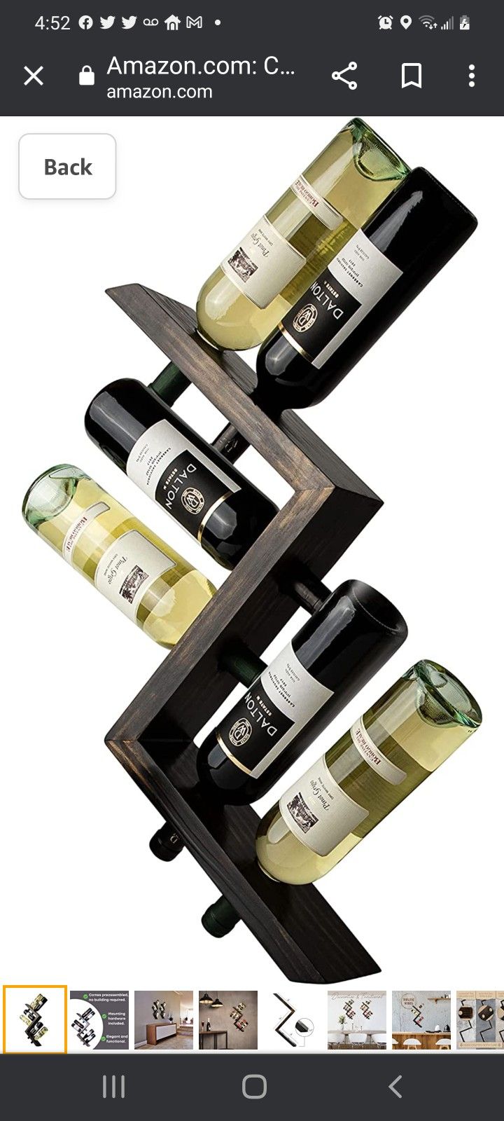 Zigzag Wine Rack