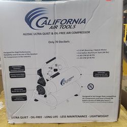 California Air Tools 4620AC ultra quiet + oil free air compressor 