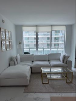 White cloud couch