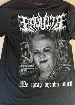 Paquita la del barrio Metal Graphic T-Shirt