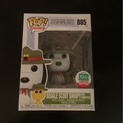 Beagle Scout Snoopy With Woodstock Funko Pop