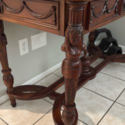 Mahogany Wood Side Table