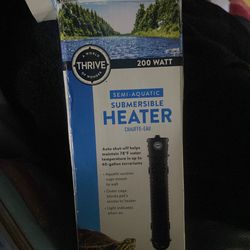 Semi aquatic submersible heater 200watt
