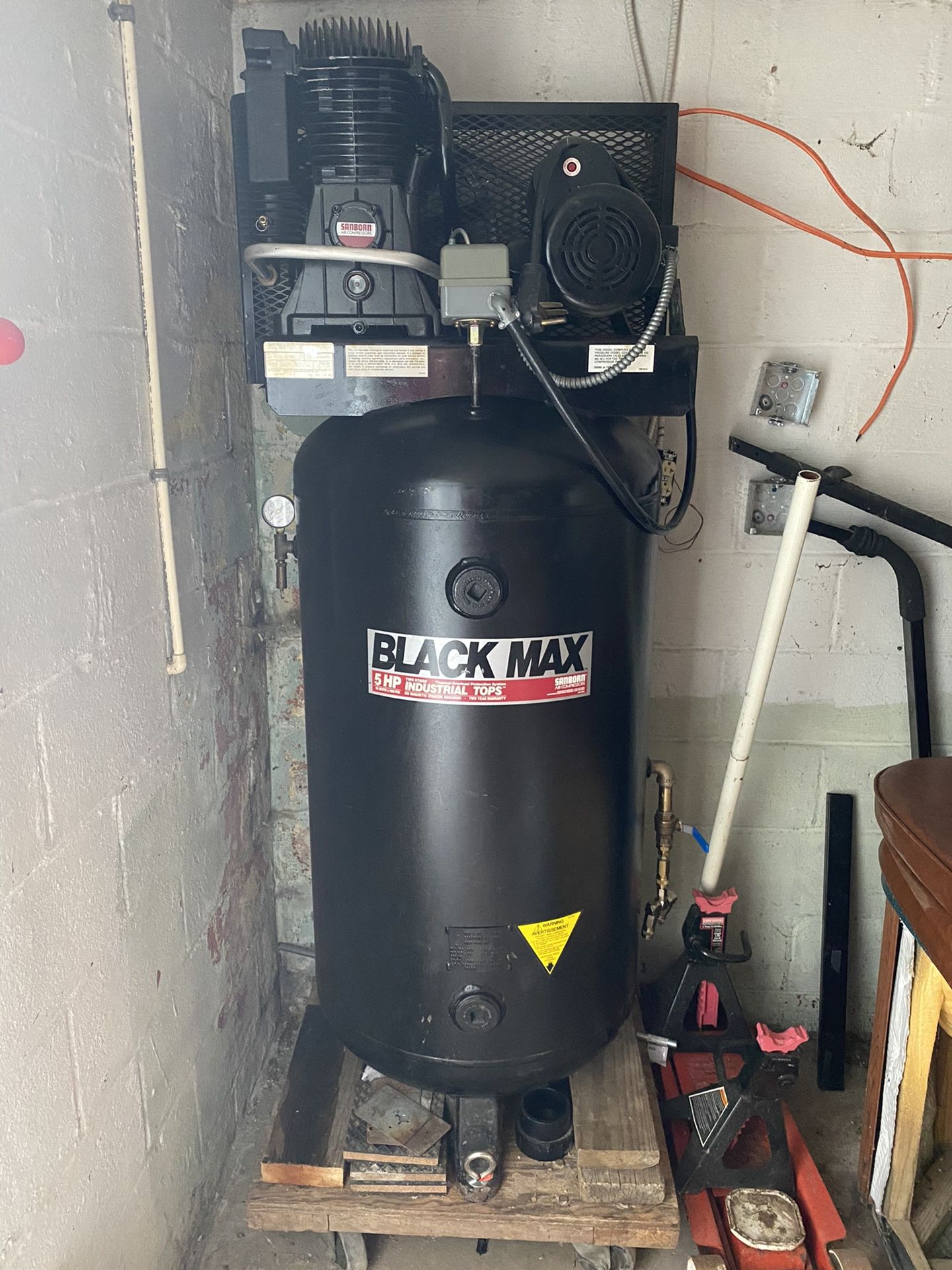 80 Gallon 2 Stage Compressor