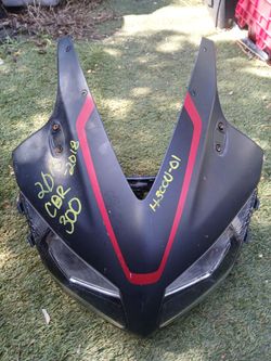 2015-18 Honda CBR 300RR OEM Front Upper Cowl Complete Set