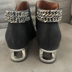 Jeffrey Campbell Ankle Chain Leather Boot