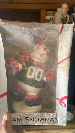 Green Bay nfl snow man collectibles
