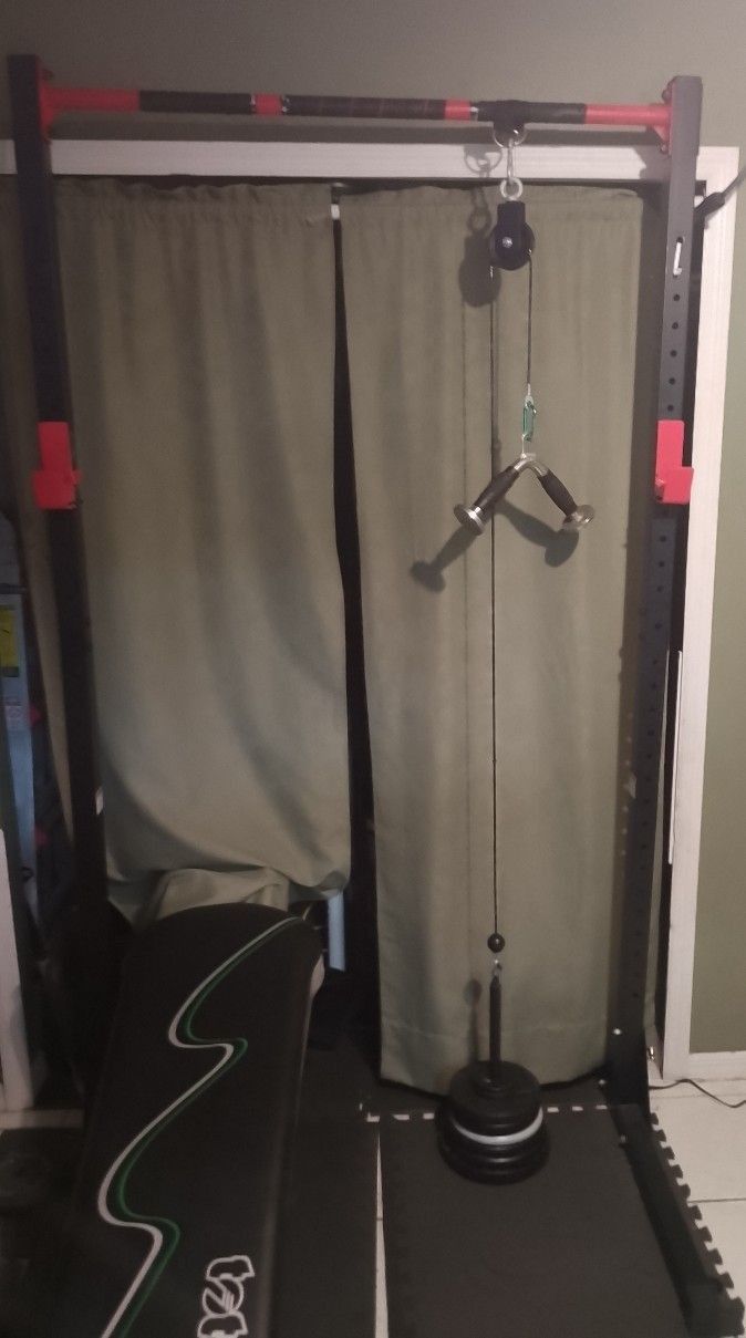 Weight Station Tower Rack With Pullup & Pulley Stations $179