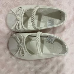 Janie and Jack Baby Bow Flat shoes 12-18M