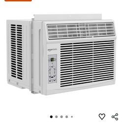 Amazon Basics 6000-BTU Window Air Conditioner with Quiet Operation, Up to 250 Sqf, Cool and Fan Functions, Washable Filter, Adjustable Window Kit, Dig