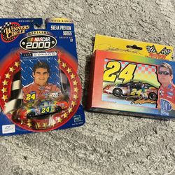 New Jeff Gordon Winners Circle Car & Vintage Playing Cards 