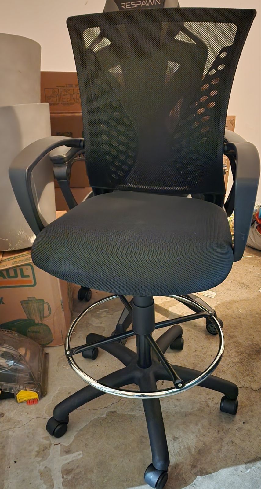 Tall Drafting Chair (used with standing desk)