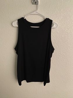 Black womens tank top