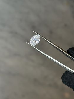 2.91CT Oval Lab Diamond – D/VVS2, IGI Certified