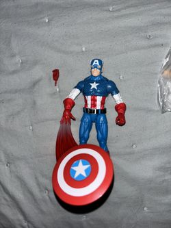 Vintage Captain America 6 Inch Action Figure