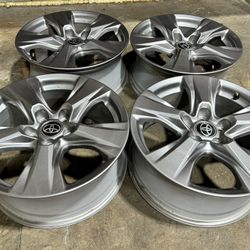 FREE INSTALL  Set 2019 2020 2021 2022 2023 2024 2025 Toyota RAV4 OEM Gray Wheels Rims 75240