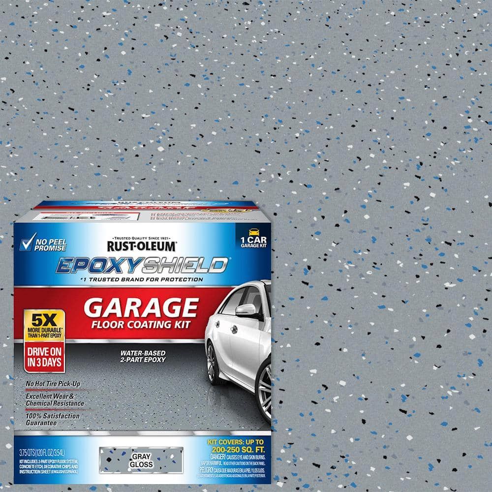 Garage Floor Epoxy Kit ( 1 Car Garage)