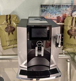 Jura S8 Automatic Espresso Machine Midnight Silver 15210 Great Condition