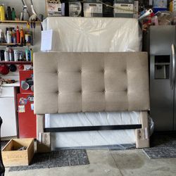 New Lucid Full Size Mattress With Box Spring And Headboard