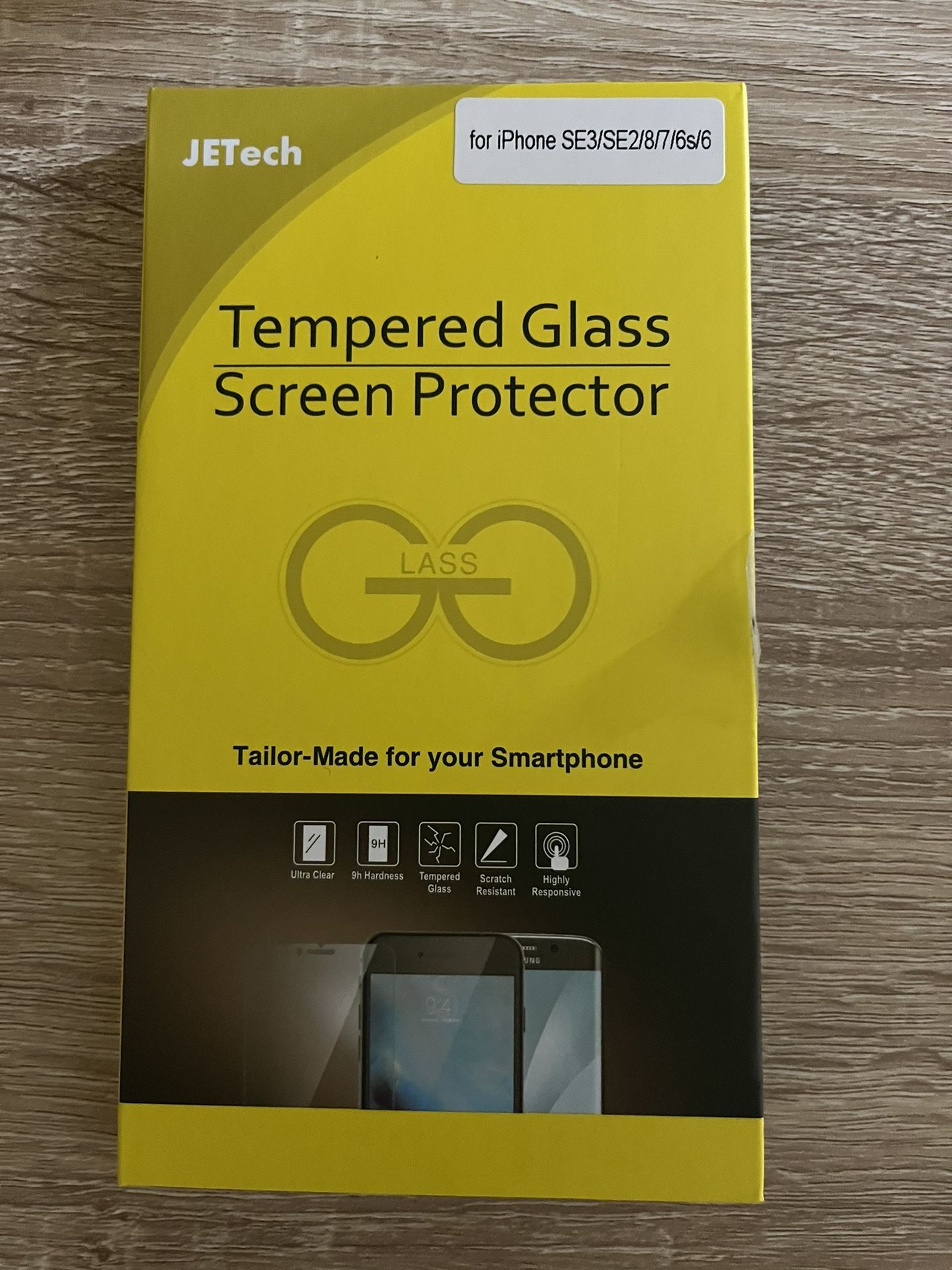 3 Tempered glass/ iPhone screen protector - SE3/SE2/8/7/6s/6