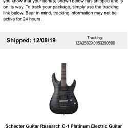 Schecter C-1 Platinum Electric Guitar 