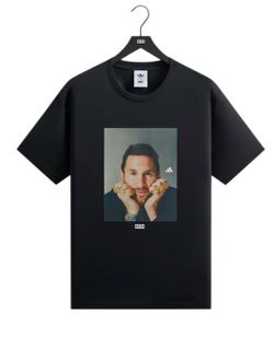 Kith x Messi collab black graphic tee size XL