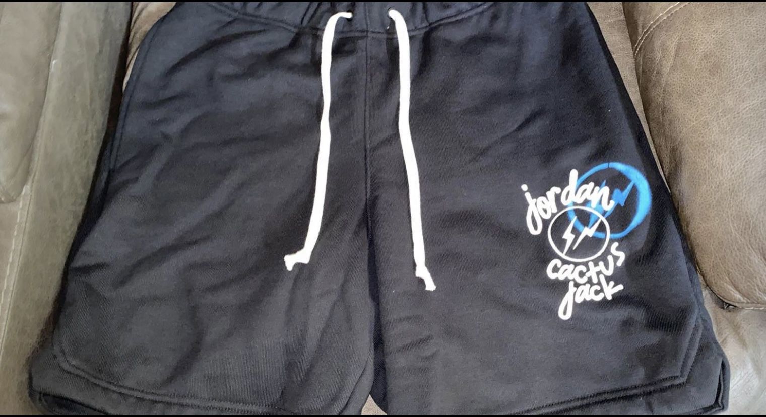 Travis Scott x Jordan x Fragment Shorts Black Size m