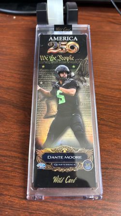Dante Moore quarterback trading card
