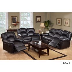 Sofa, Love Seat & Chair