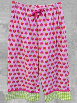 Strawberry Pajama Pants Bottoms