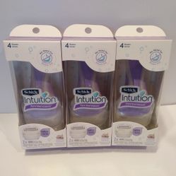 (30) Schick Intuition Women’s Razors + 2 Cartridges & Travel Caps
