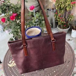 Fossil Leather bag