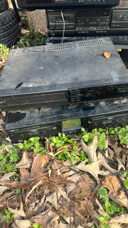 Old VCR, CD Player