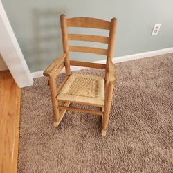 Children's Wooden Rocking Chair