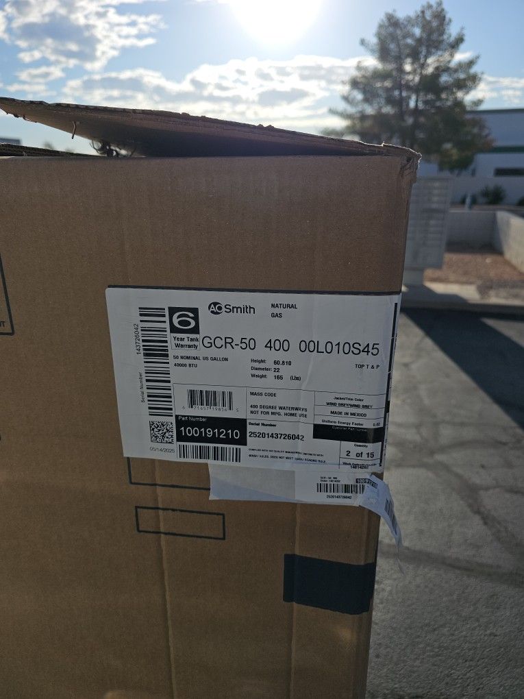 50 Gallon Natural Gas Water Heater