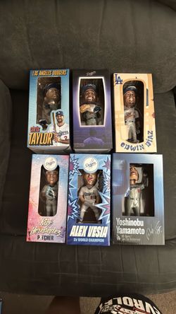 Dodger bobble heads unopened