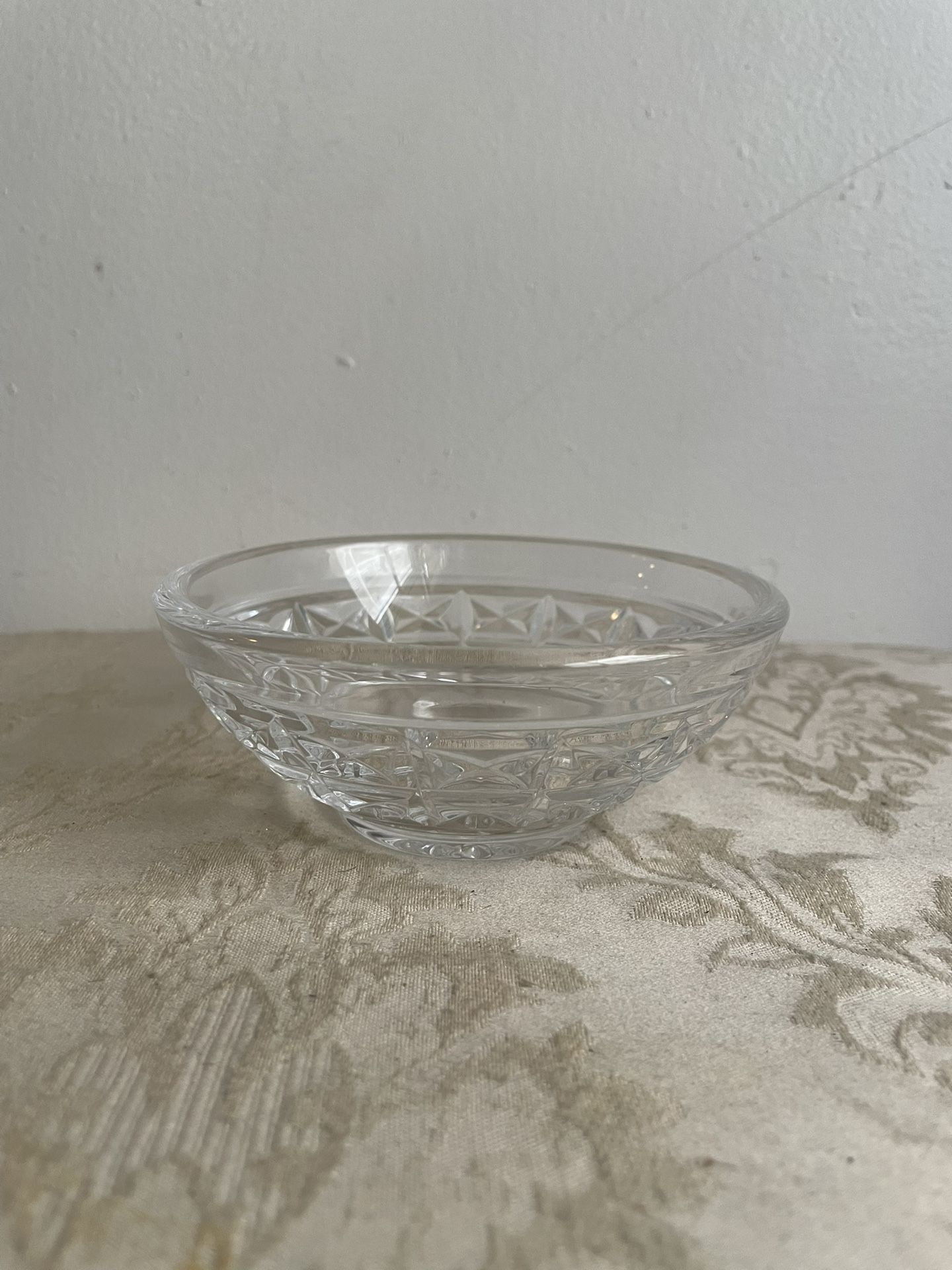 Vintage Waterford Crystal Bowl 5" x 2" Glass Crown Point Comeraugh - Feel Free to Ask Questions