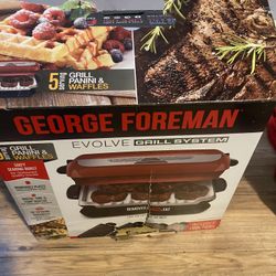 George Foreman Evolve Grill System 5 Serving