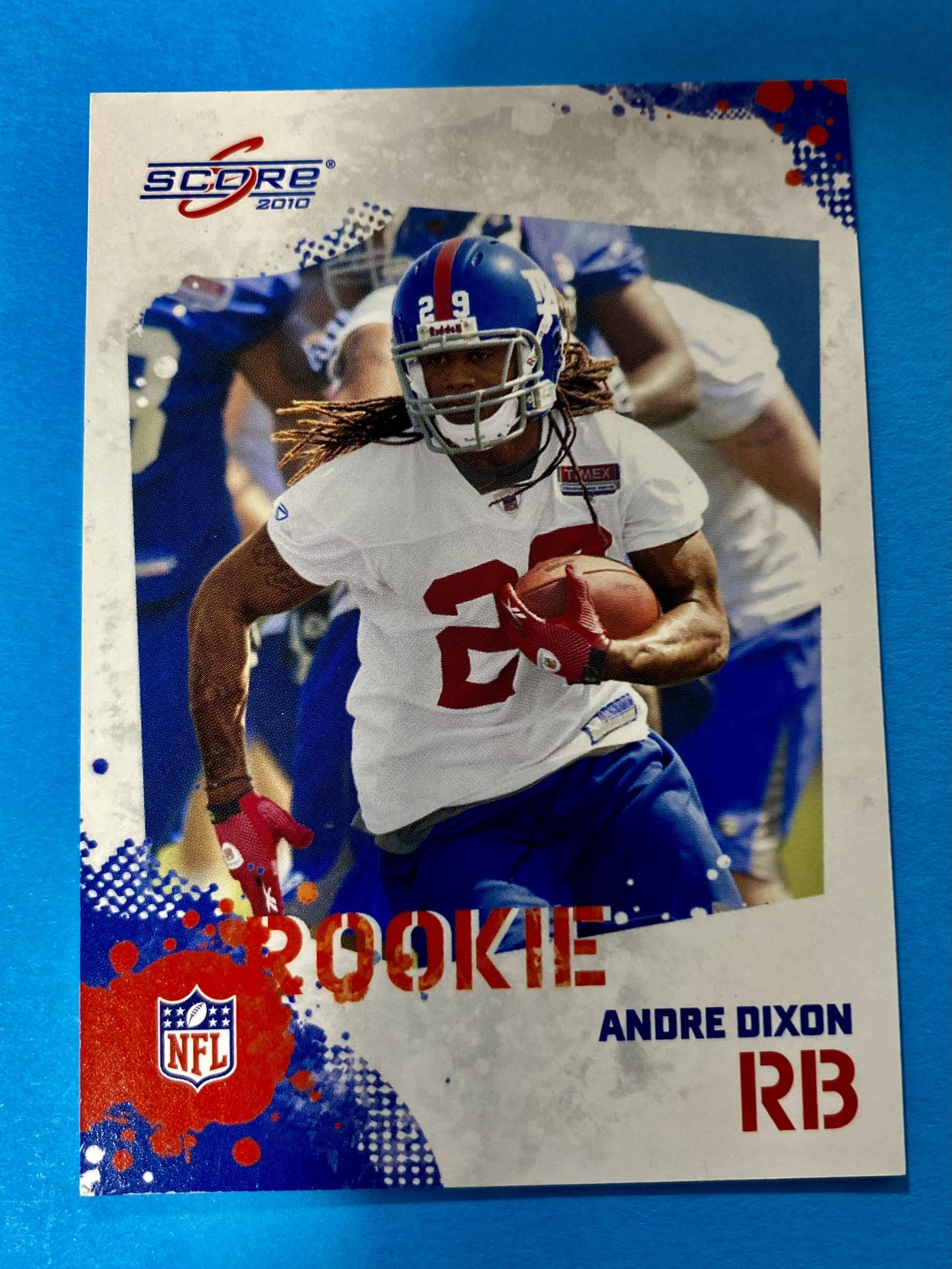 Andre Dixon 2010 Score Rookie Card