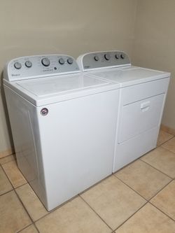 Whirlpool washer and electric dryer free deliver And Installation 3 Month Warranty...
