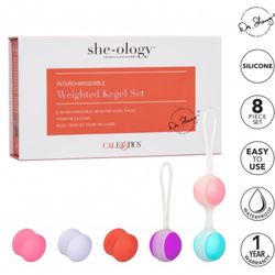 She-ology products for women: INTERCHANGEABLE Weighted Kegel Set