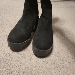 Platform Knee-High Boots