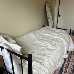 Black Bed Frame TWIN XL