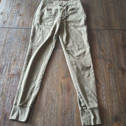 XS Green Jogger Leggings 