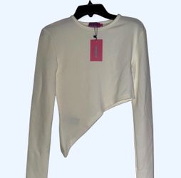 Edikted asymmetrical long sleeve top